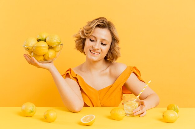 Before and after comparison of hair color after lemon juice treatment